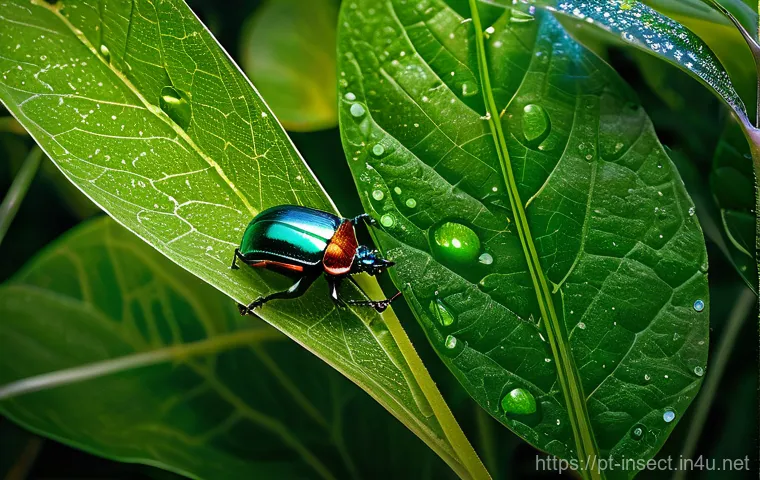 곤충 종 분류 방법 - **Prompt:** "A curious young entomologist, wearing practical outdoor clothing, is gently observing a...