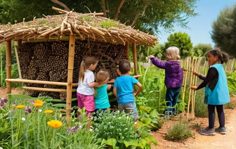 곤충 서식지 복원 프로젝트 - A vibrant, sun-drenched garden in Portugal, bursting with native flowering plants like fragrant lave... 곤충 서식지 복원 프로젝트 - A vibrant, sun-drenched garden in Portugal, bursting with native flowering plants like fragrant lave...